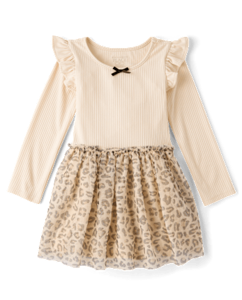 Baby And Toddler Girls Leopard Tutu Dress