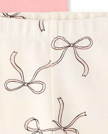 Toddler Girls Bow Leggings 4-Pack