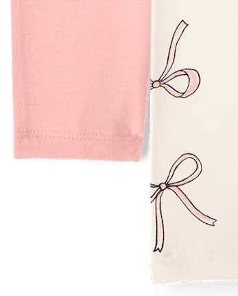Toddler Girls Bow Leggings 4-Pack