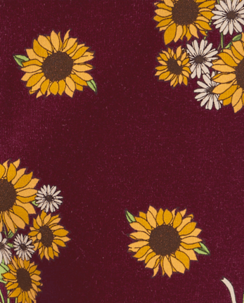 Baby And Toddler Girls Sunflower Leggings