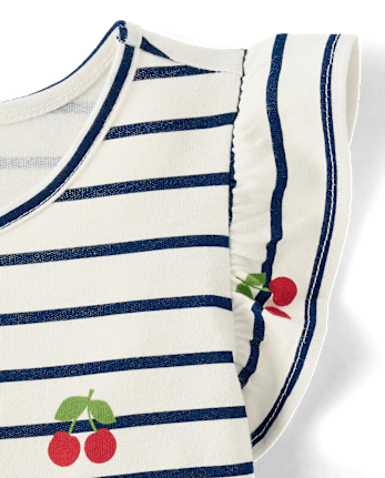 Baby And Toddler Girls Print Flutter Dress