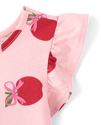 Baby And Toddler Girls Print Flutter Dress