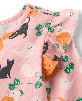 Baby And Toddler Girls Halloween Flutter Dress