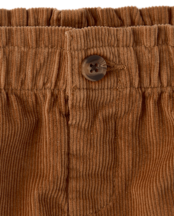 Toddler Girls Heart Pocket Corduroy Skirt