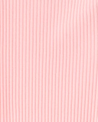 Baby And Toddler Girls Ribbed Lettuce Leggings