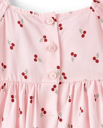 Baby And Toddler Girls Bow Smocked Dress