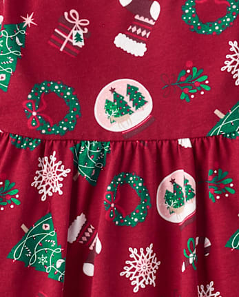 Toddler Girls Holiday Fit And Flare Dress 3-Pack