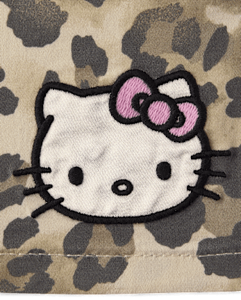 Toddler Girls Hello Kitty® Embroidered Leopard Skort