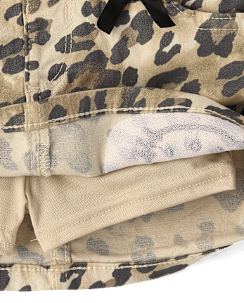 Toddler Girls Hello Kitty® Embroidered Leopard Skort