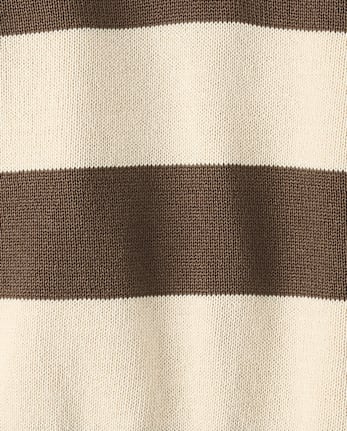 Boys Striped Rugby Sweater