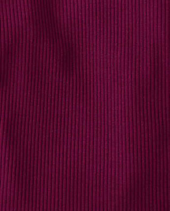 Toddler Girls Embroidered Ribbed Tee