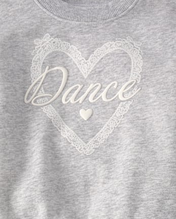 Toddler Girls Puff Print Dance Premium Fleece 2-Piece Outfit Set