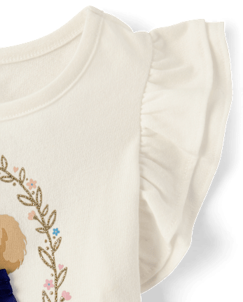 Toddler Girls Embellished Graphic 2-Piece Outfit Set