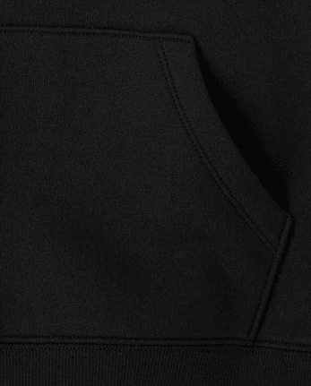 Girls Lace Inset Premium Fleece Hoodie