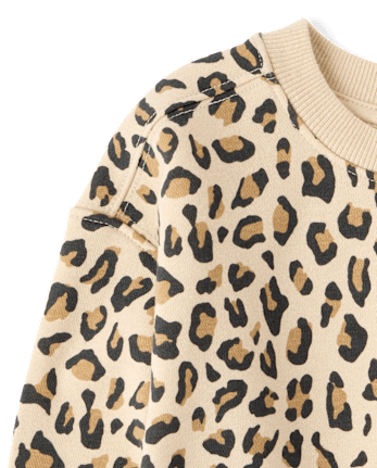 Toddler Girls Print Premium Fleece Sweatshirt