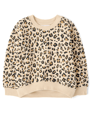 Toddler Girls Print Premium Fleece Sweatshirt
