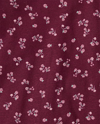 Ensemble jupe fleurie 2 pièces pour petites filles