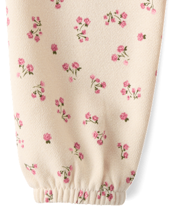 Toddler Girls Embroidered Bear 2-Piece Outfit Set