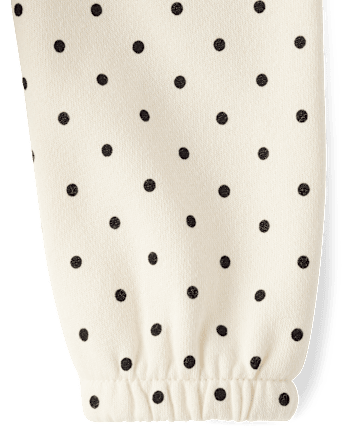 Toddler Girls Polka Dot Bow 2-Piece Outfit Set
