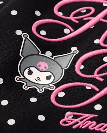 Girls Hello Kitty® And Friends Embellished Premium Fleece Hoodie - BLACK