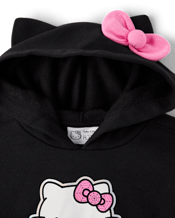 Girls Hello Kitty® Foil Halloween Premium Fleece Hoodie