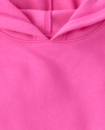Girls Varsity Stripe Premium Fleece Zip Up Hoodie Top