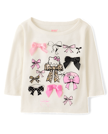 Toddler Girls Hello Kitty® And Friends Bow Elbow Sleeve Top