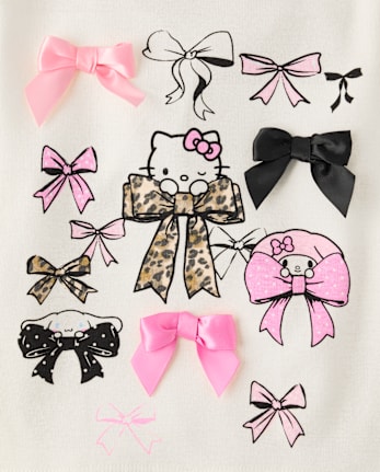 Toddler Girls Hello Kitty® And Friends Bow Elbow Sleeve Top