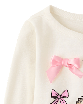 Toddler Girls Hello Kitty® And Friends Bow Elbow Sleeve Top