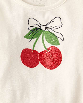 Toddler Girls Cherry Top 4-Pack