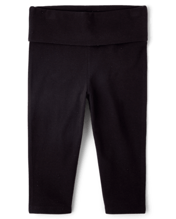 Girls Foldover Capri Leggings