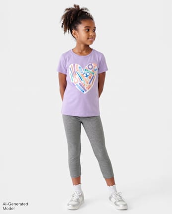 Leggings Capri repliables pour filles - H/T HOUND