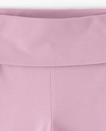 Girls Foldover Capri Leggings