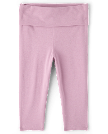 Girls Foldover Capri Leggings