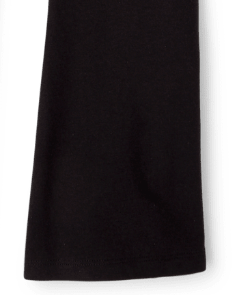 Leggings évasés repliables pour filles