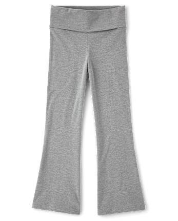 Girls Foldover Flare Leggings