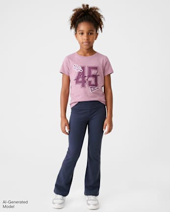 Leggings évasés repliables pour filles - TIDAL