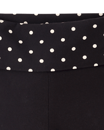 Girls Foldover Flare Leggings