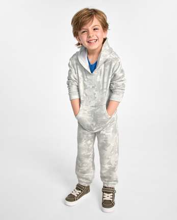 Baby And Toddler Boys Camo Premium Fleece Jogger Pants