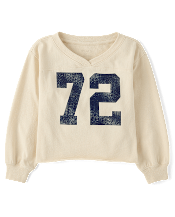 Girls Varsity Sueded Top