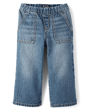 Baby And Toddler Boys Pull On Baggy Jeans
