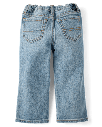 Baby And Toddler Boys Racecar Doodle 90s Loose Jeans