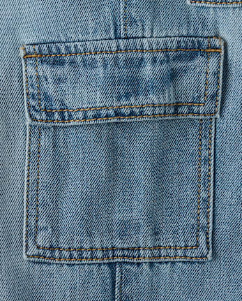 Baby And Toddler Boys Baggy Pull On Cargo Barrel Jeans