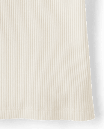 Girls V-Neck Ribbed Cinched Top