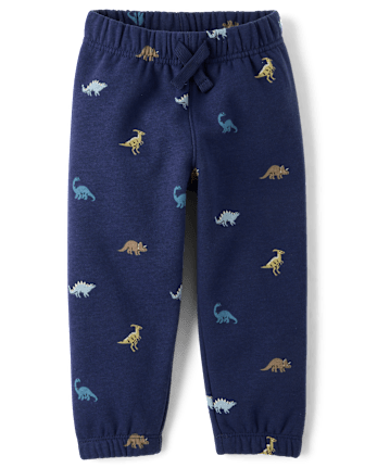 Baby And Toddler Boys Dino Premium Fleece Jogger Pants