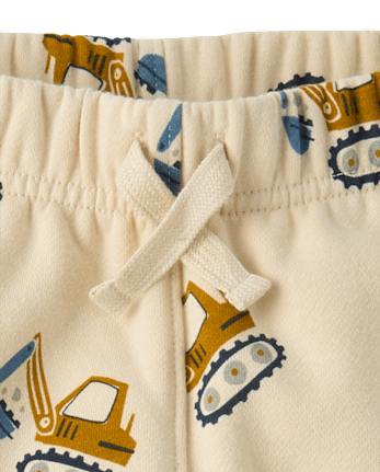 Baby And Toddler Boys Print Premium Fleece Jogger Pants