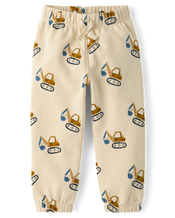 Baby And Toddler Boys Print Premium Fleece Jogger Pants