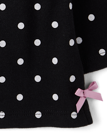 Haut à manches coudes Hello Kitty® à pois et imprimé bouffant pour filles