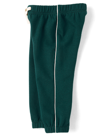 Baby And Toddler Boys Side Stripe Premium Fleece Jogger Pants