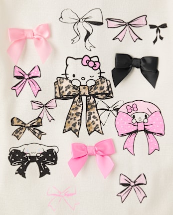 Girls Hello Kitty® And Friends Bow Elbow Sleeve Top